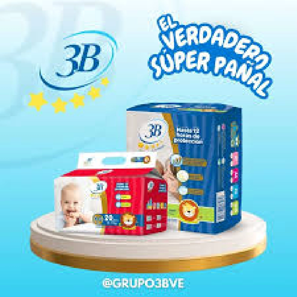 PAÑALES 3B TALLA XG