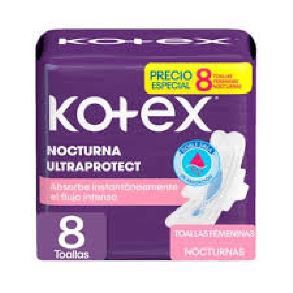 KOTEX NOCTURNAS 8UND